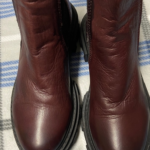 Zaina burgundy boots - Picture 3 of 7